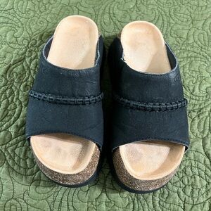 Black Ugg Sandals/Slides